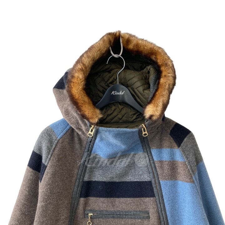 楽天市場】【中古】kolor ランダムボーダーダブルクロスBLOUSON 18WCM 