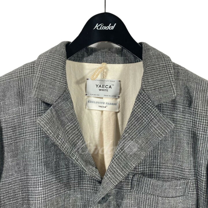 楽天市場】【中古】YAECA ウールリネングレンチェックライディング 