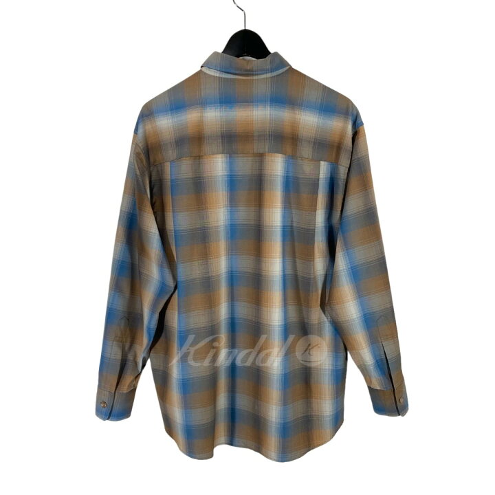 楽天市場】【中古】AURALEE 23SS SUPER LIGHT WOOL CHECK SHIRT ウール 