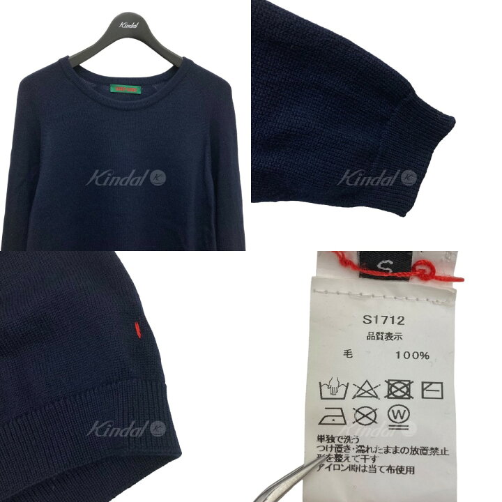 楽天市場】【中古】CASEY CASEYクルーネックニット S1712 ネイビー 