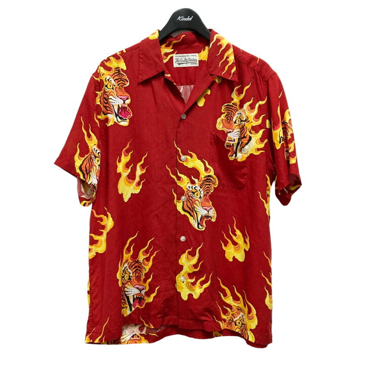 楽天市場】【中古】WACKO MARIA TIM LEHI S／S HAWAIIAN SHIRT TYPE-3 
