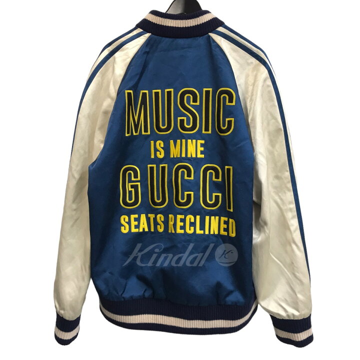 楽天市場】【中古】GUCCI 100周年記念 メッセージ刺繍スカジャン 
