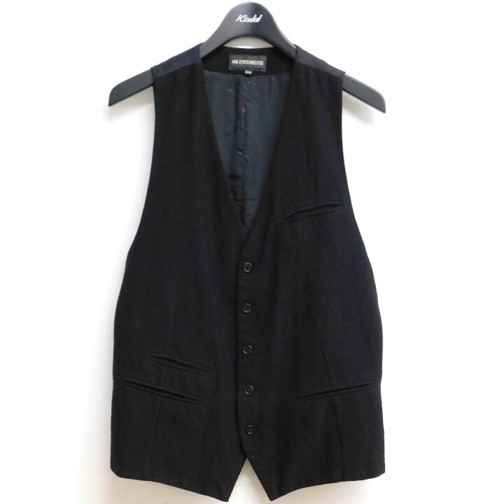 楽天市場】【中古】ANN DEMEULEMEESTER ウール シルク リネン混ベスト 