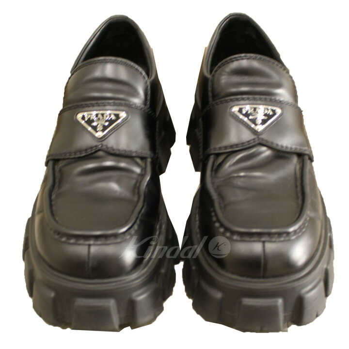 楽天市場】【中古】PRADA モノリス ブラッシュドレザー マキシソール 