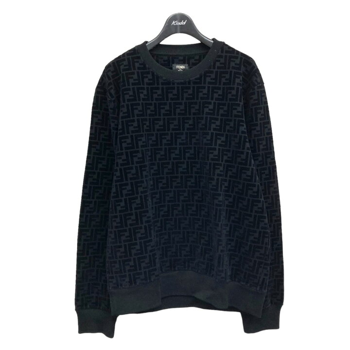 楽天市場】【中古】FENDI ブラックピケスウェットシャツ ブラック 