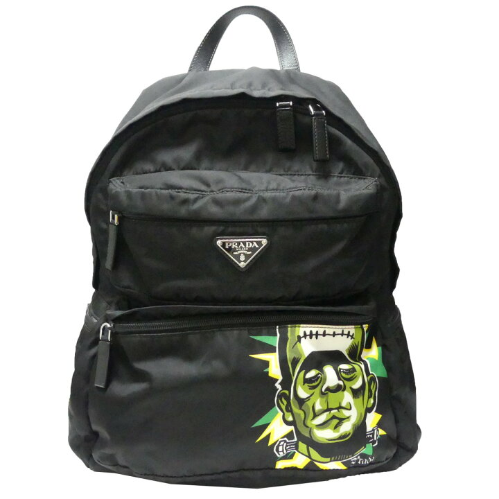 楽天市場】【中古】PRADA トライアングルロゴ プレート フランケン 