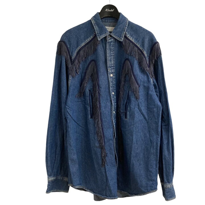 楽天市場】【中古】TOGA VIRILIS 20AW ウエスタンフリンジデニムシャツ 