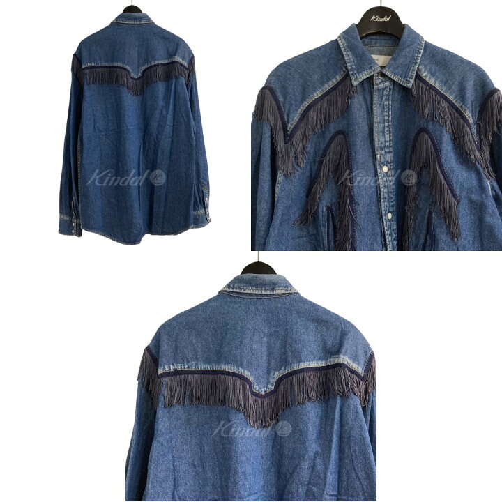 楽天市場】【中古】TOGA VIRILIS 20AW ウエスタンフリンジデニムシャツ 