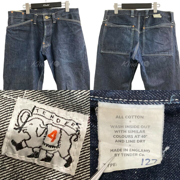 楽天市場】【中古】TENDER Co．｢TYPE127 Mid Waist｣デニムパンツ 