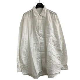 【中古】phingerin22AW コットンシャツ ホワイト サイズ：L【価格見直し】