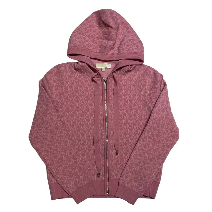 楽天市場】【中古】MICHAEL KORS Logo Jacquard Zip-up Hoodie ジップ 