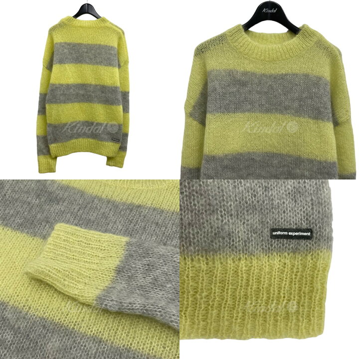 楽天市場】【中古】UNIFORM EXPERIMENT｢MOHAIR BORDER CREW NECK KNIT 