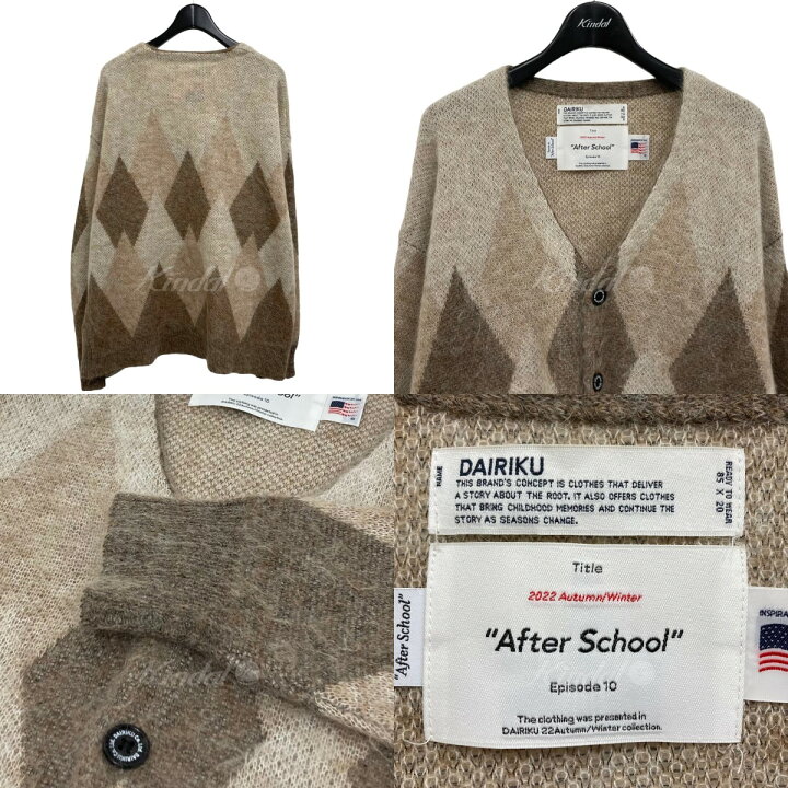 楽天市場】【中古】DAIRIKU EDIFICE 417別注 2022AW ｢Argyle Mohair  
