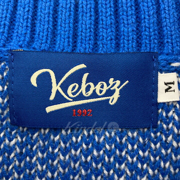楽天市場】【中古】KEBOZ×ALL GOOD STORE ノルディック柄ニット ブルー  