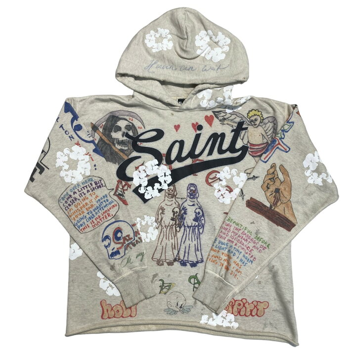 楽天市場】【中古】SAINT MICHAEL × DENIM TEARS ペイント フーディー 
