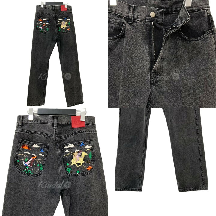 楽天市場】【中古】CARNE BOLLENTE デニムパンツ ブラック サイズ：28  