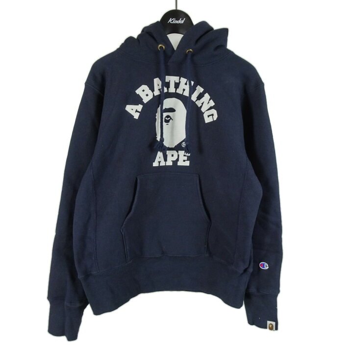 楽天市場】【中古】champion×A BATHING APEプルオーバーパーカー MADE 