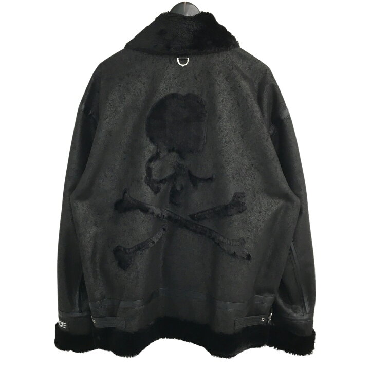 Mastermind JAPAN × ALPHAフェイクムートンボアジャケット 