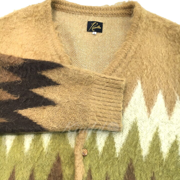 楽天市場】【中古】Needles2022AW「Mohair Cardigan-Zigzag」モヘヤ 