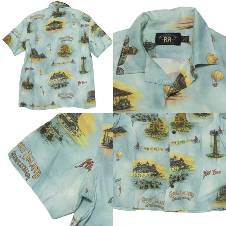 楽天市場】【中古】RRL21SS ALOHA CAMP SHIRT アロハシャツ CONEY 