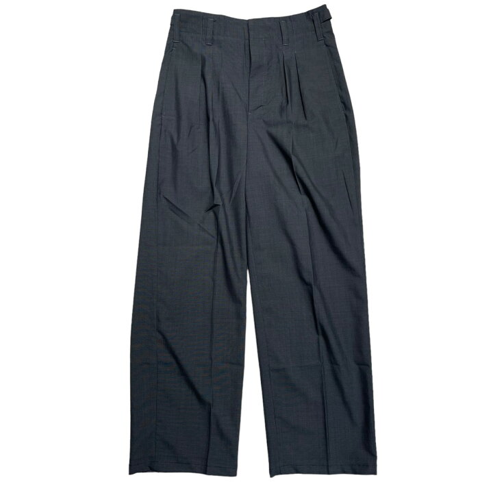 楽天市場】【中古】LEMAIRE 2022SS 2PLEATS PANTS スラックス グレー 