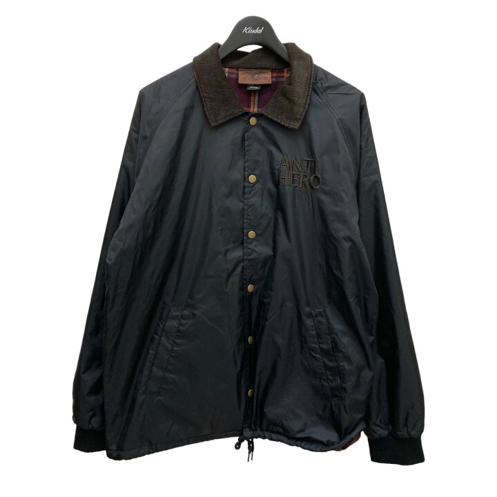 楽天市場】【中古】ANTIHERO コーチジャケット 79563 ブラック サイズ  