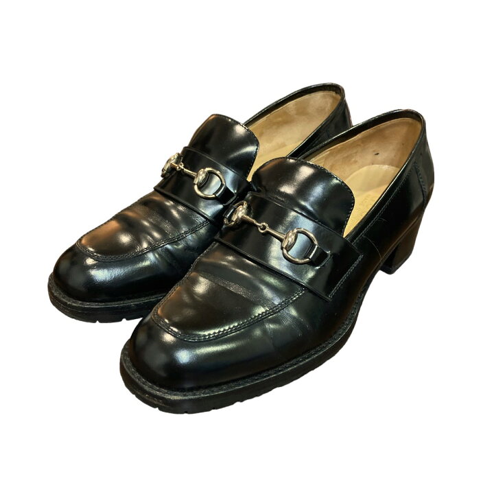 楽天市場】【中古】GUCCI 0382 ホースビットローファー ブラック 