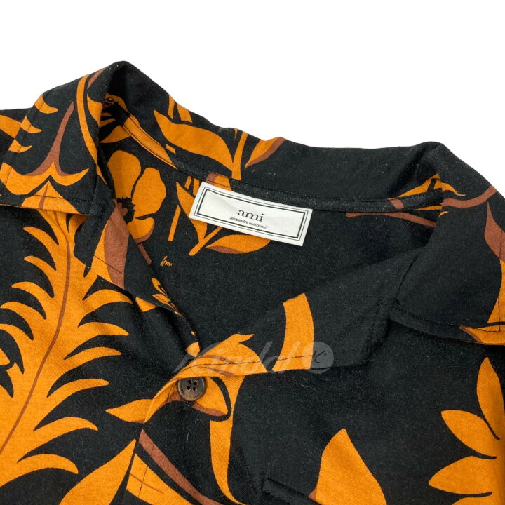 楽天市場】【中古】AMI Alexandre Mattiussi アロハシャツ ブラック 