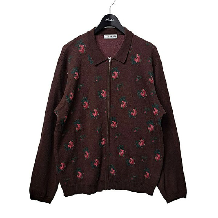 楽天市場】【中古】TTT MSW20AW flower knit polo フラワーニットポロ  