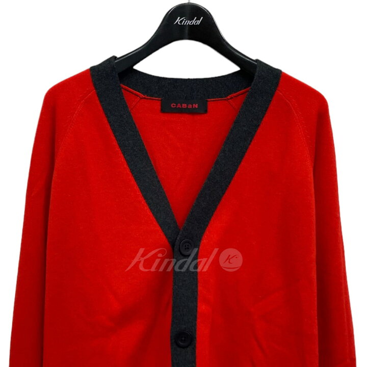 楽天市場】【中古】CABaN コットンカシミヤバイカラーVネック 
