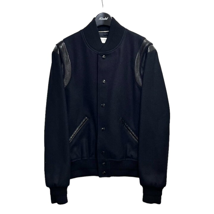 楽天市場】【中古】SAINT LAURENT PARIS レザートリムウールテディ 