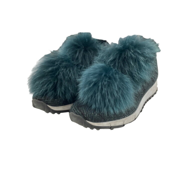 楽天市場】【中古】JIMMY CHOO「NORWAY」 ファースニーカー グリーン  