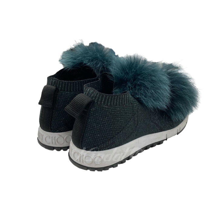 楽天市場】【中古】JIMMY CHOO「NORWAY」 ファースニーカー グリーン 