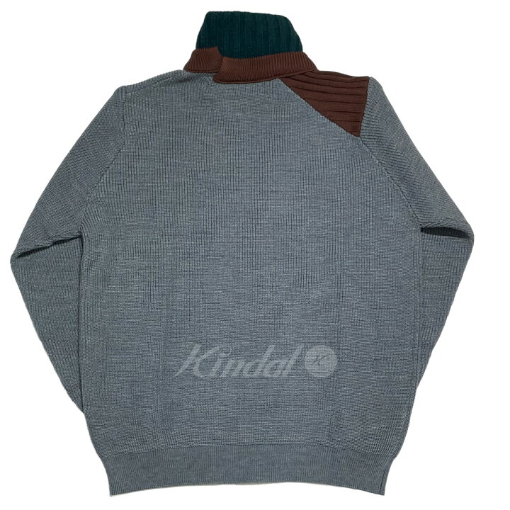 楽天市場】【中古】kolorミドルゲージリブニット タートルネックニット 