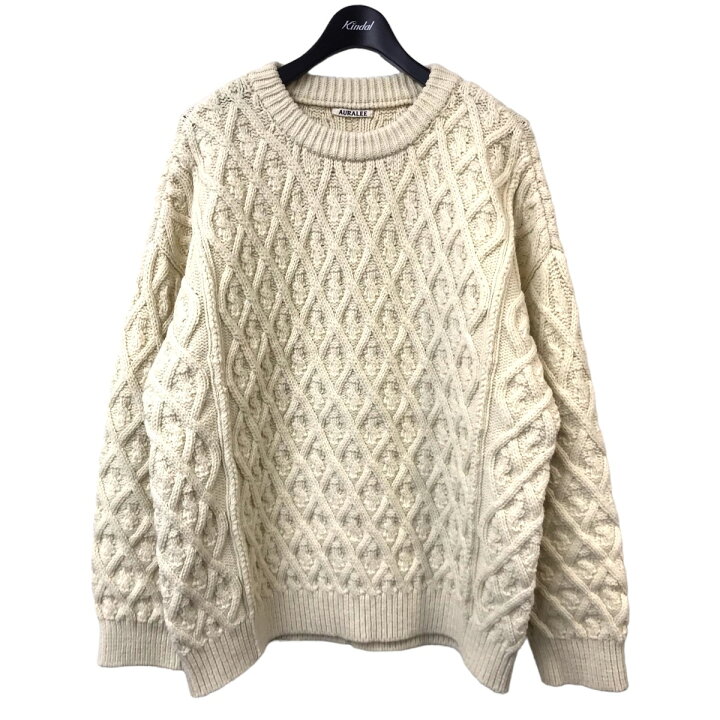 楽天市場】【中古】AURALEE 「HARD TWIST MERINO ARAN KNIT P／O  