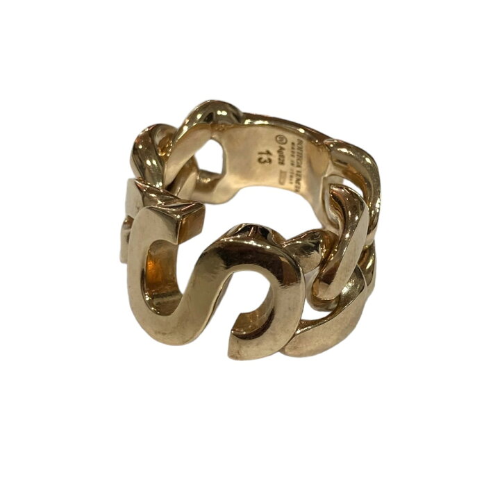 楽天市場】【中古】BOTTEGA VENETAチェーンリング ゴールド サイズ：13 
