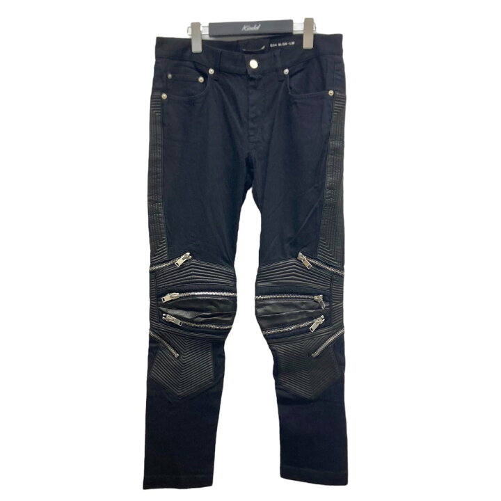 楽天市場】【中古】SAINT LAURENT PARISエディ期 レザー切替バイカー 