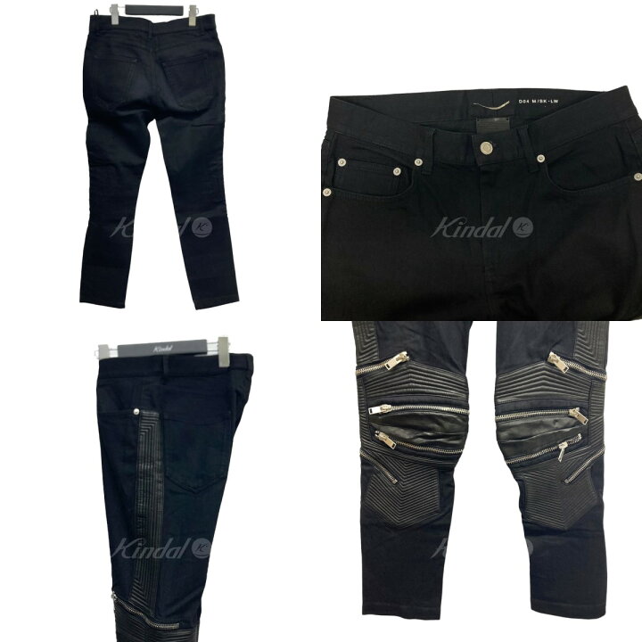 楽天市場】【中古】SAINT LAURENT PARISエディ期 レザー切替バイカー 