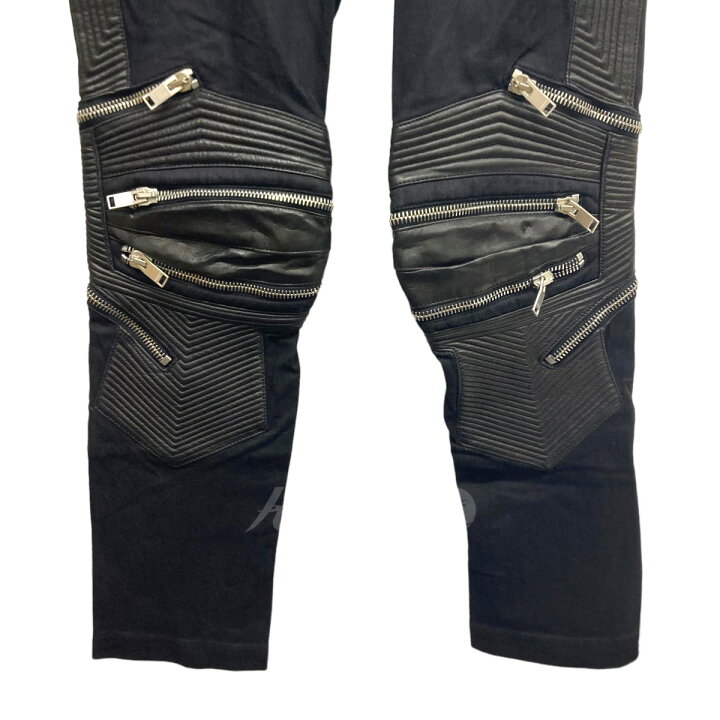 楽天市場】【中古】SAINT LAURENT PARISエディ期 レザー切替バイカー 