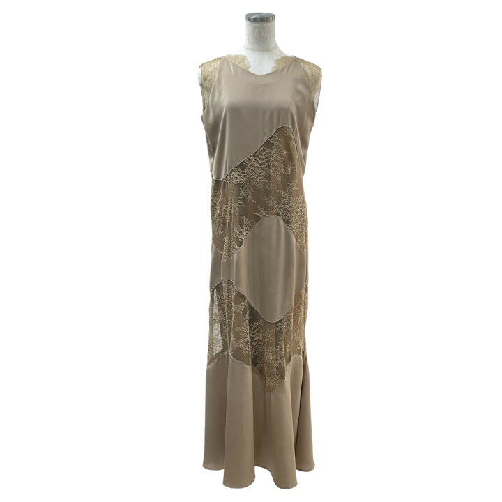 楽天市場】【中古】AMERI LACE SWITCHING I LINE DRESS ブラウン 