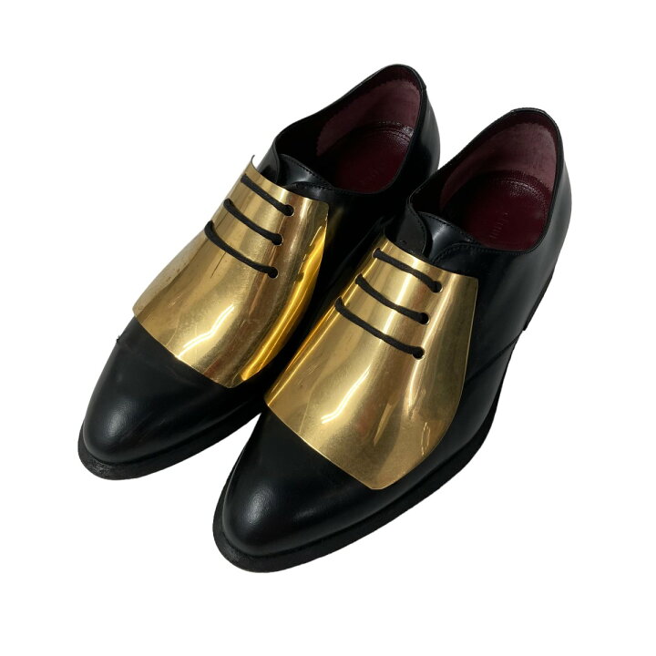 楽天市場】【中古】CELINE フィービー期メタルプレートレザーシューズ 