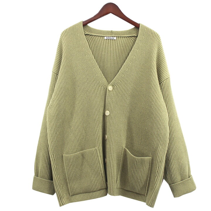 楽天市場】【中古】AURALEE22AW SUPER FINE WOOL RIB KNIT BIG 
