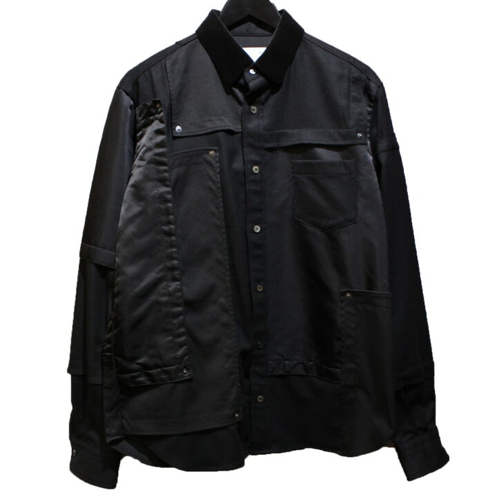 楽天市場】【中古】sacai 20AW Fabric Combo Shirt ファブリック  