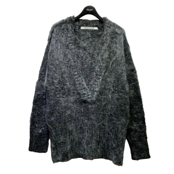楽天市場】【中古】PERVERZEMOHAIR V NECK KNIT モヘアVネックニット  