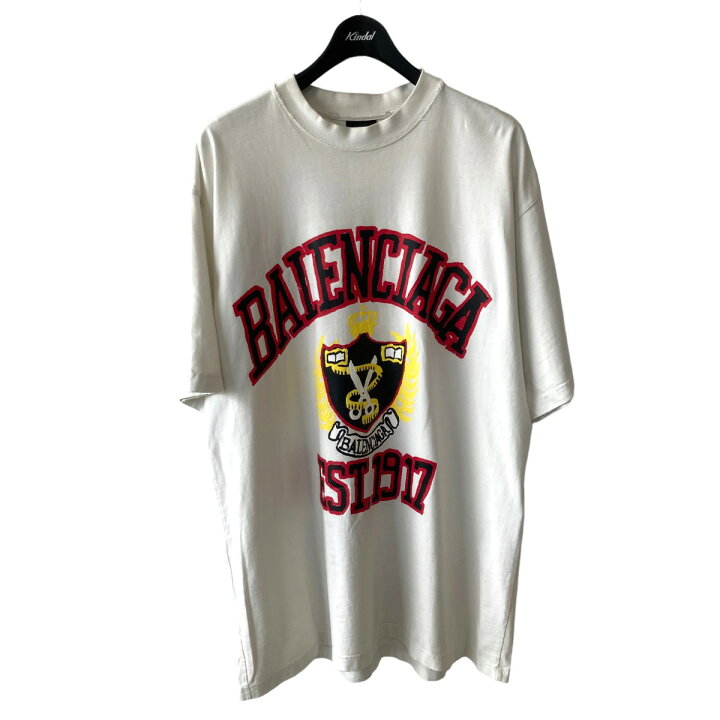 楽天市場】【中古】BALENCIAGA23SS 739784 TOVK1 カレッジロゴペイント 