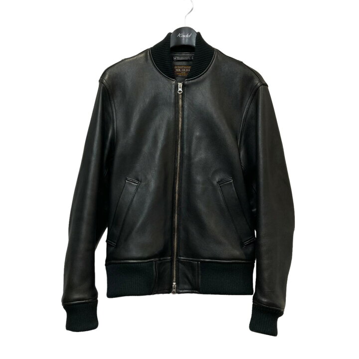楽天市場】【中古】MR．OLIVEレザーボンバージャケット ブラック 