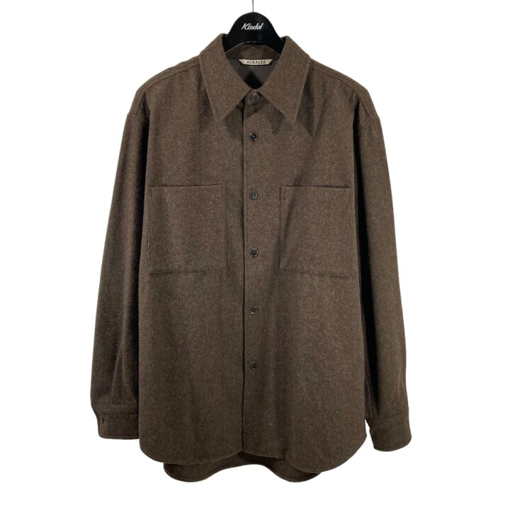 楽天市場】【中古】AURALEE 21AW SUPER MILLED SHETLAND WOOL SHIRTS 