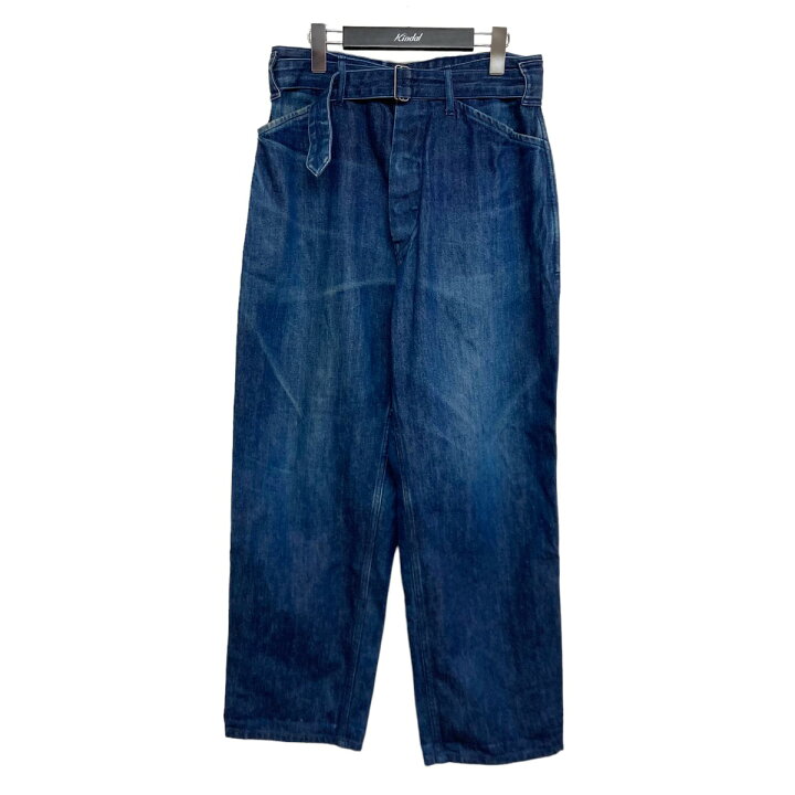 楽天市場】【中古】COMOLI 2017AW デニムベルテッドパンツ インディゴ 