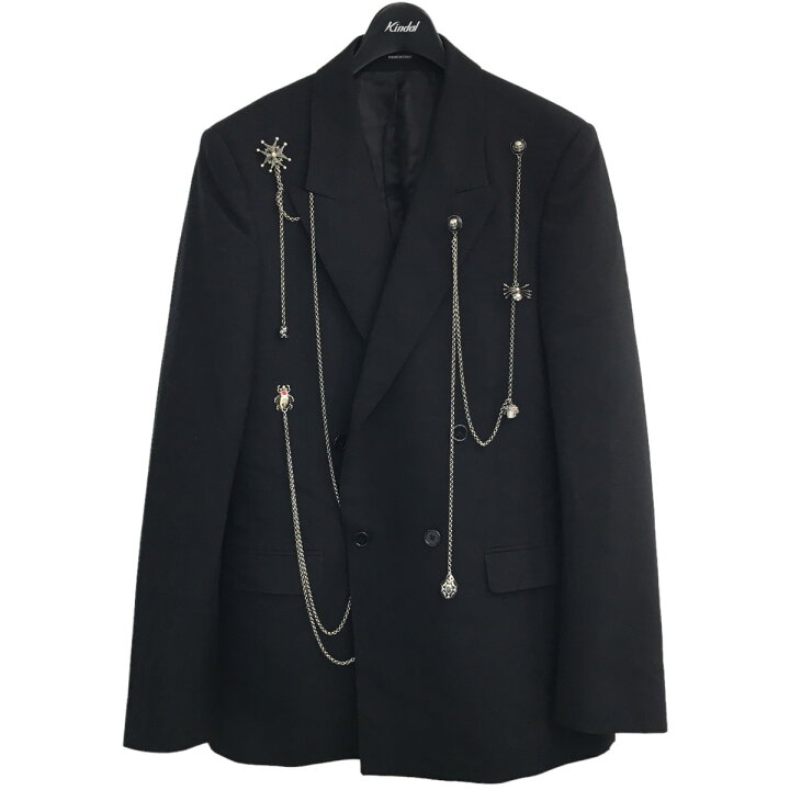 楽天市場】【中古】ALEXANDER McQUEEN チェーン装飾ダブルブレスト  
