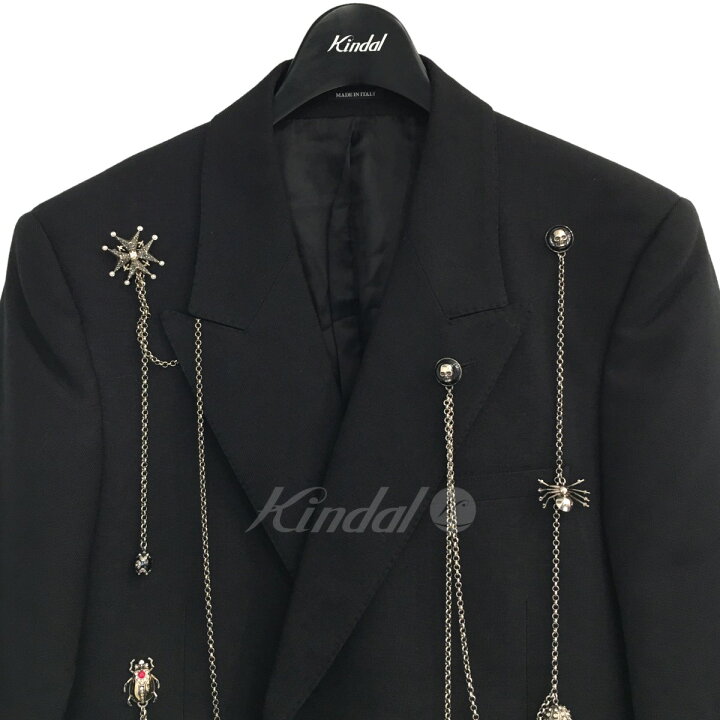楽天市場】【中古】ALEXANDER McQUEEN チェーン装飾ダブルブレスト  